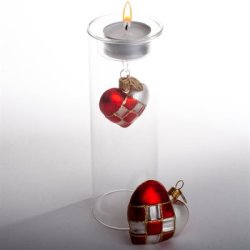 FLETHJERTE 5 CM RD HVID